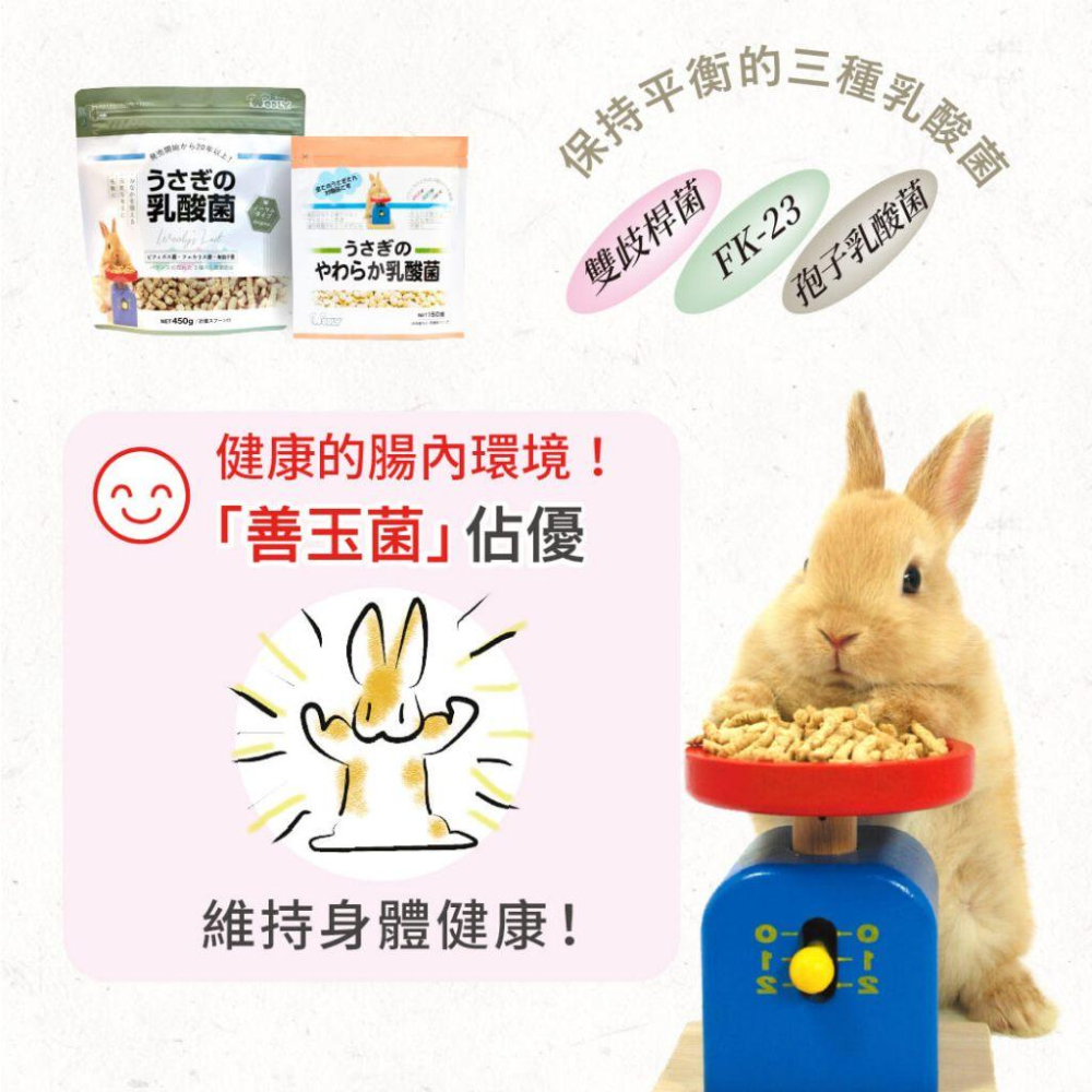 #台灣代理商進口#◆HiGOGO◆Wooly 兔子的乳酸菌 150G 兔子保養品 天竺鼠保養品-細節圖2