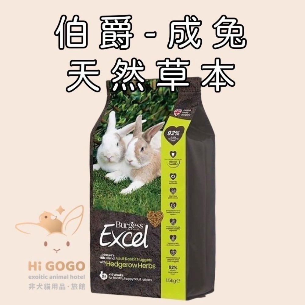 ◆HiGOGO◆英國伯爵Burgess新版Excel全系列 室內成兔/幼兔/老兔/侏儒兔/兔飼料/天竺鼠/龍貓-細節圖7