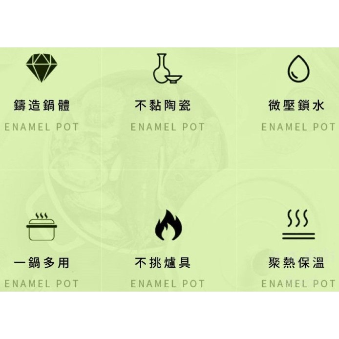 《日成》24公分西華鑄造陶瓷不沾湯鍋 ESW-CM24-細節圖10