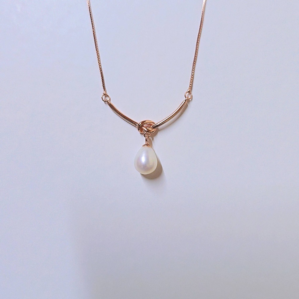 【925純銀 淡水珍珠結繩項鍊】鎖骨鍊 珍珠項鍊 氣質項鍊 女生項鍊 項鍊 女生飾品 飾品 #CA0204-規格圖6