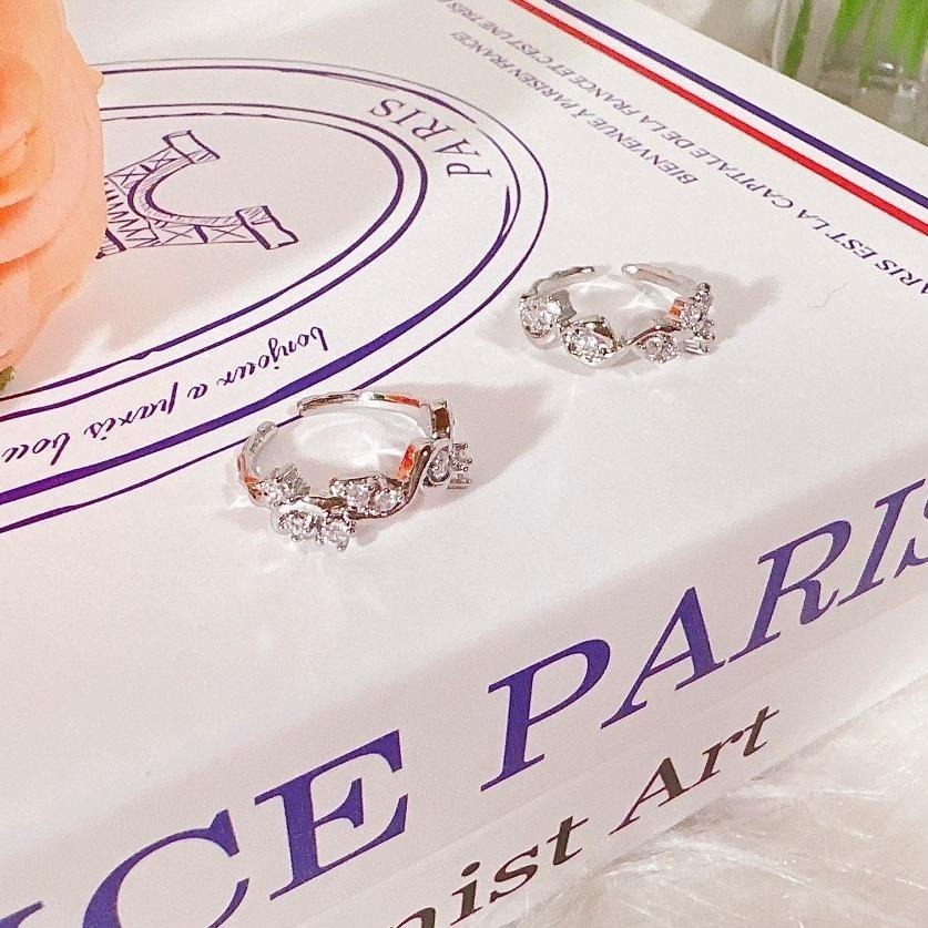 【輕奢水鑽設計款戒指】開口戒 鑲鑽戒指 造型戒指 女生戒指  CA0404-細節圖2