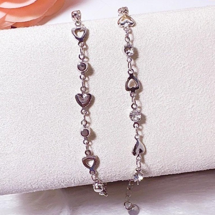 【簡約甜美愛心手鍊】手環  氣質手鍊 手飾 女生手鍊 女生飾品 時尚配件 #CA0105-細節圖2