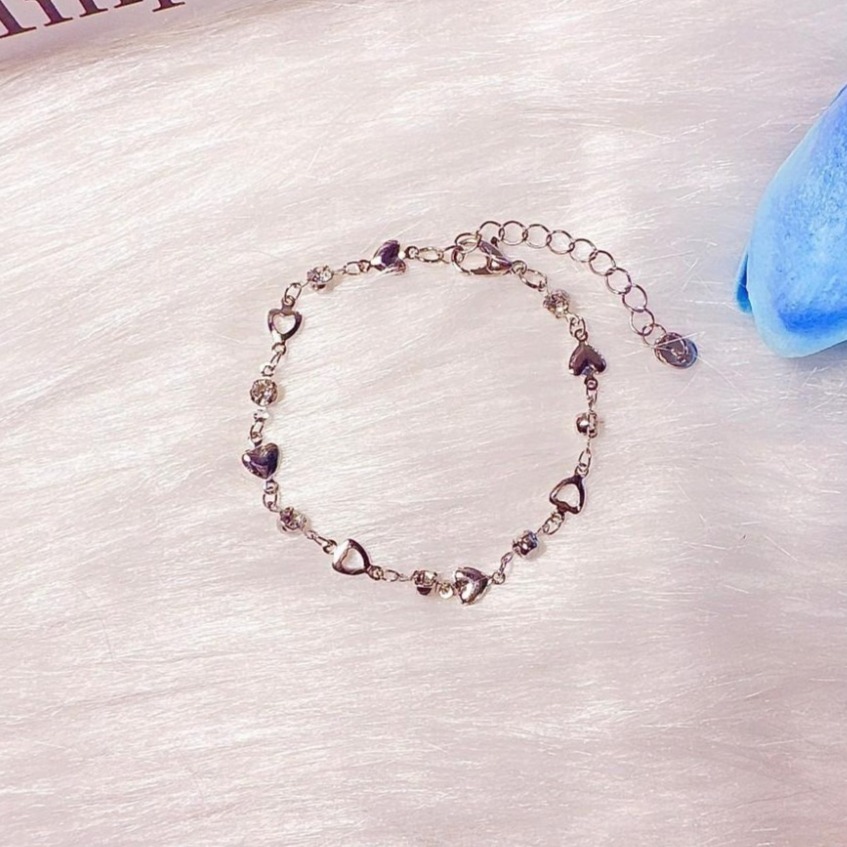 【簡約甜美愛心手鍊】手環  氣質手鍊 手飾 女生手鍊 女生飾品 時尚配件 #CA0105-細節圖4