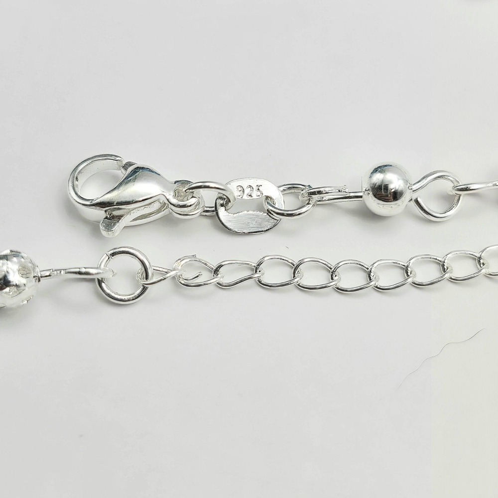 【925純銀 韓系圓珠手鍊 腳鍊】 百搭手鍊 時尚流行飾品 推薦腳鍊 女生首飾 送禮推薦 TW0005-細節圖6