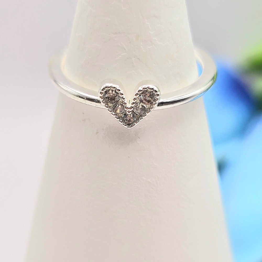 【正韓 愛心水鑽戒指】 簡約鋯石時尚戒指 韓國推薦飾品 送禮必備首飾 女生飾品 首飾 生日禮物 WA7736-規格圖7