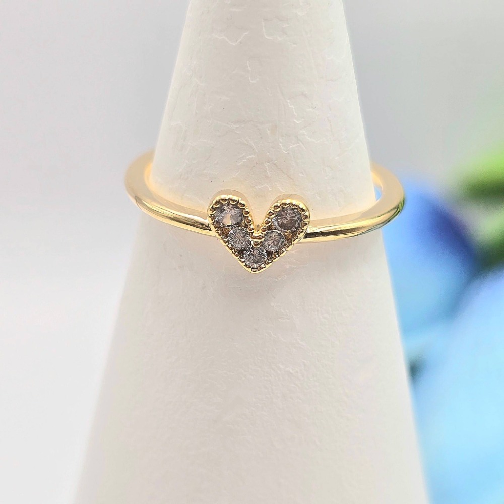 【正韓 愛心水鑽戒指】 簡約鋯石時尚戒指 韓國推薦飾品 送禮必備首飾 女生飾品 首飾 生日禮物 WA7736-規格圖7