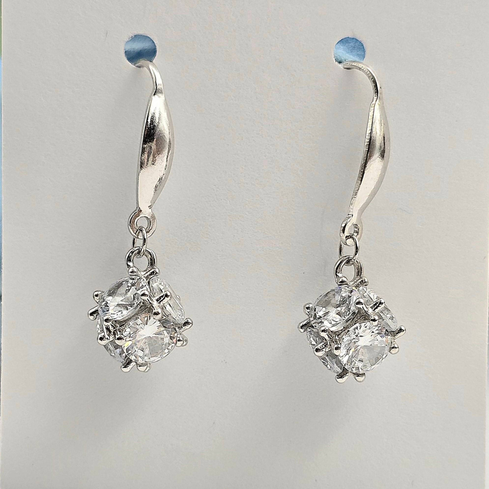 【 S925純銀 鋯石氣質優雅耳環】 耳飾 流行時尚首飾 網紅推薦女生飾品 CA0234-細節圖2