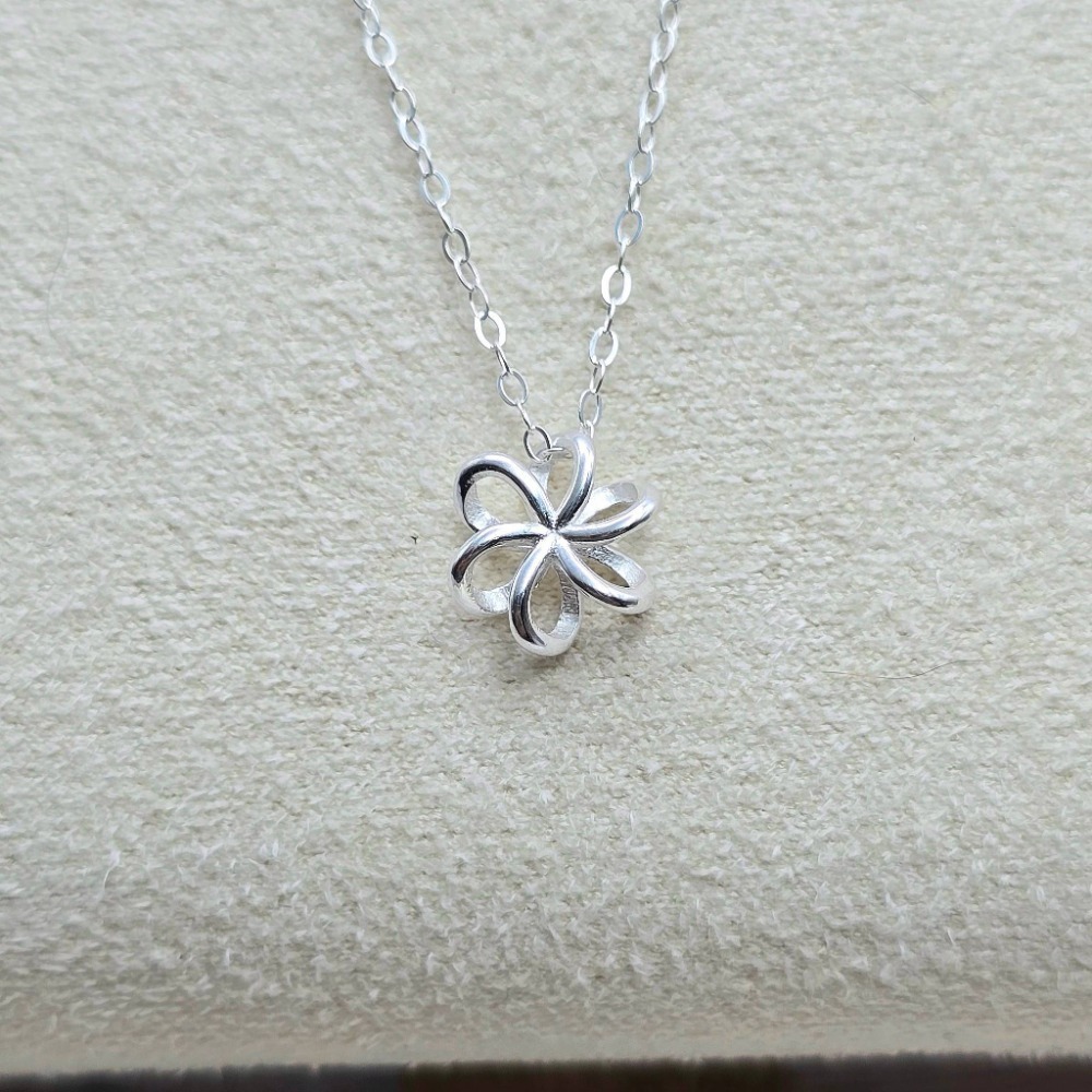 【S925銀 韓系簡約花朵項鍊】 甜美可愛巧花朵頸鍊 小清新項鍊 女生必備飾品 送禮推薦 CA0301-規格圖5