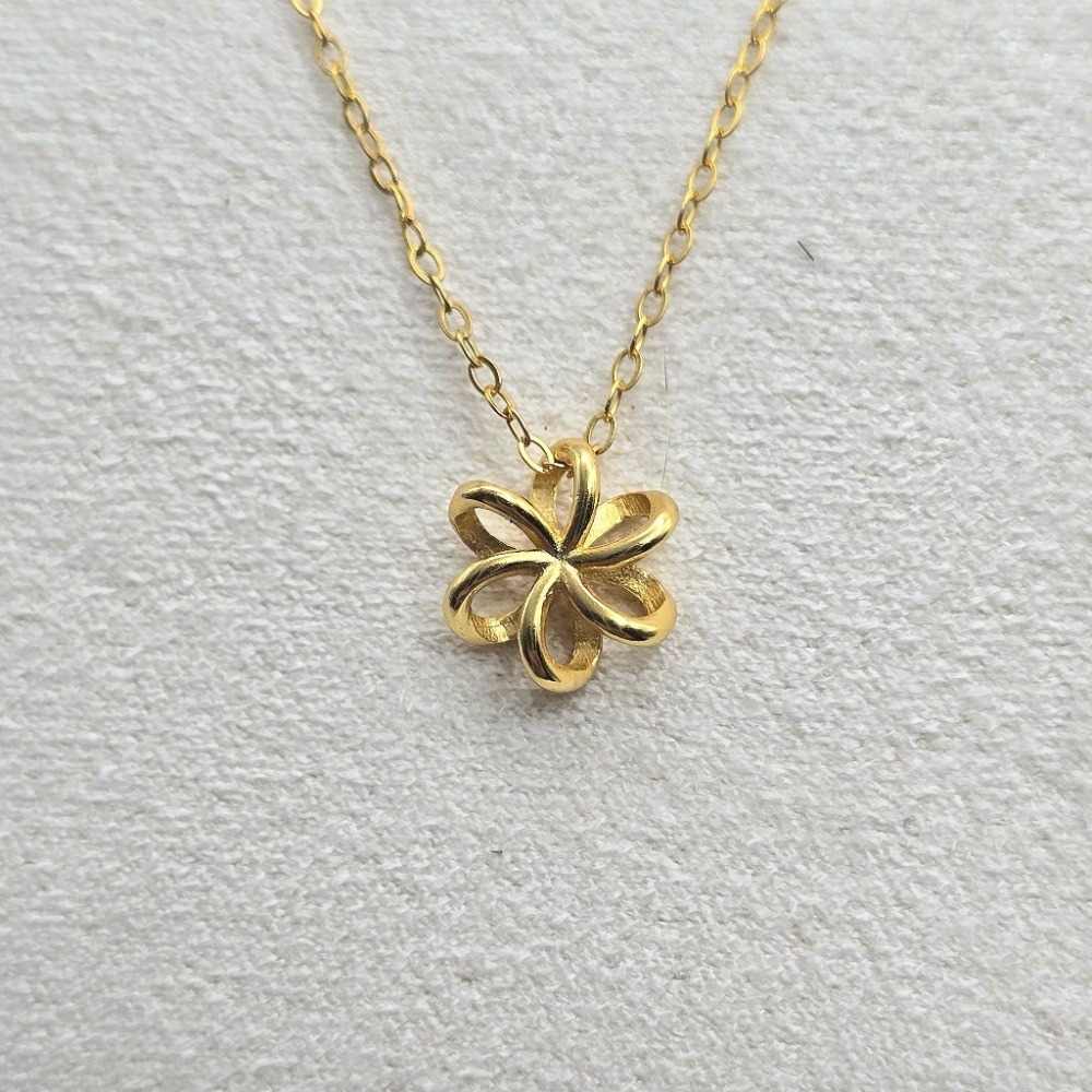 【S925銀 韓系簡約花朵項鍊】 甜美可愛巧花朵頸鍊 小清新項鍊 女生必備飾品 送禮推薦 CA0301-規格圖5