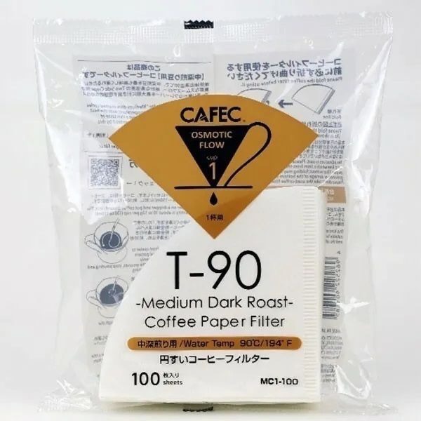 日本CAFEC 三洋濾紙 為各焙度設計的錐形濾紙 深焙T83 中深焙T90 淺焙T92 100入/包-四点五咖啡販賣-細節圖5