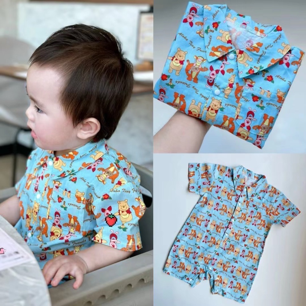 維尼小熊寶寶襯衣爬J028-細節圖2