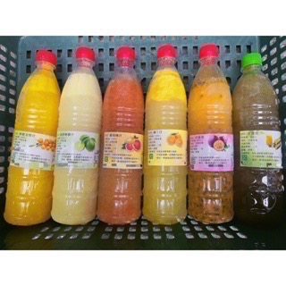 【屏東長治張爺爺】【 混搭6瓶免運】100%鮮榨果汁 無籽檸檬、百香果、甘蔗、柳橙、百香果、葡萄柚-細節圖2