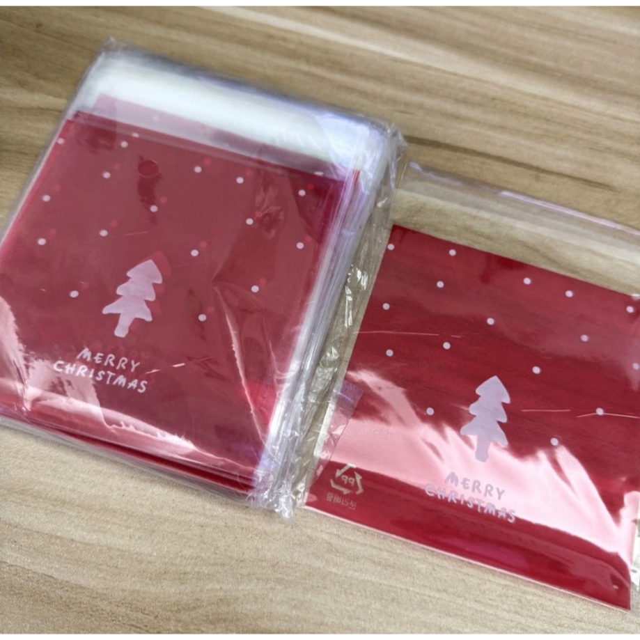 烘焙包裝袋 餅乾袋 糖果袋 禮品袋 分裝袋 10*10 幼兒園小禮物袋 (聖誕節) 自黏袋 耶誕節 聖誕老人 雪人 麋鹿-規格圖9