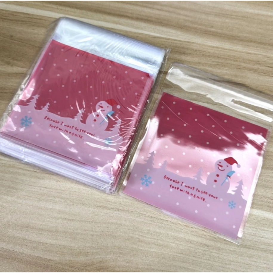 烘焙包裝袋 餅乾袋 糖果袋 禮品袋 分裝袋 10*10 幼兒園小禮物袋 (聖誕節) 自黏袋 耶誕節 聖誕老人 雪人 麋鹿-規格圖9