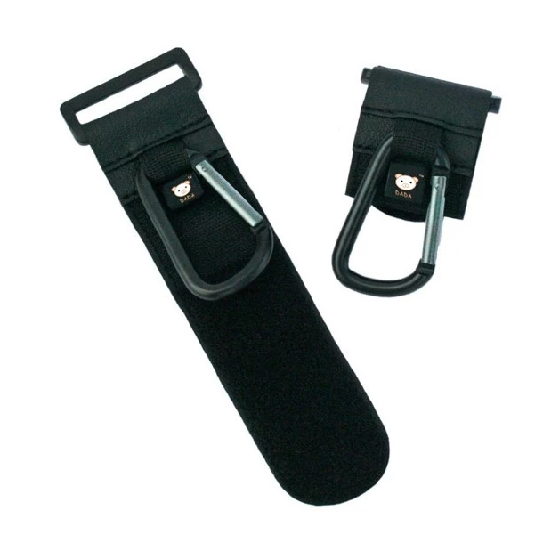 嬰兒推車髙質量掛勾 / 皮革金屬嬰兒車掛勾 / 超耐重 (一對)-細節圖2