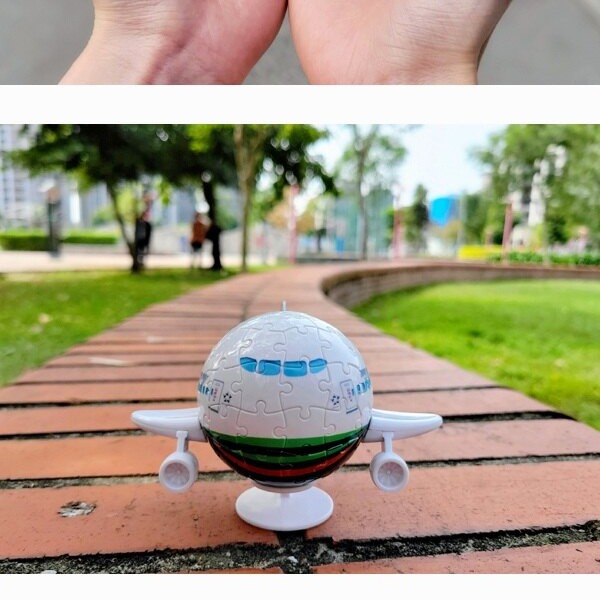 長榮航空B787-9 3D立體飛機拼圖-細節圖2