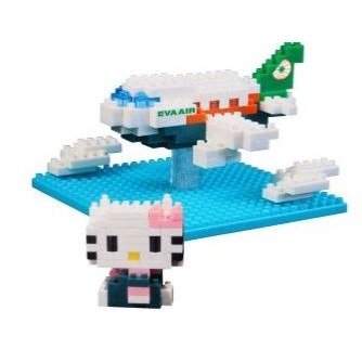 [長榮航空] Nanoblock長榮航空Hello Kitty積木組-細節圖2