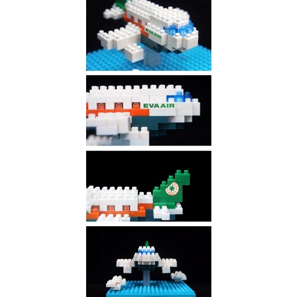 [長榮航空] Nanoblock長榮航空Hello Kitty積木組-細節圖4