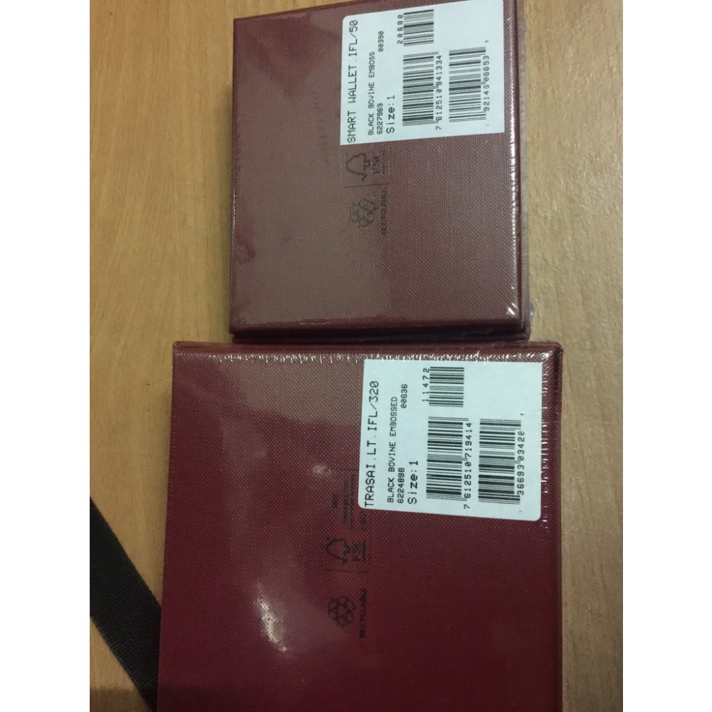 [長榮航空 代購正品] BALLY 黑色皮革防盜卡夾-細節圖2