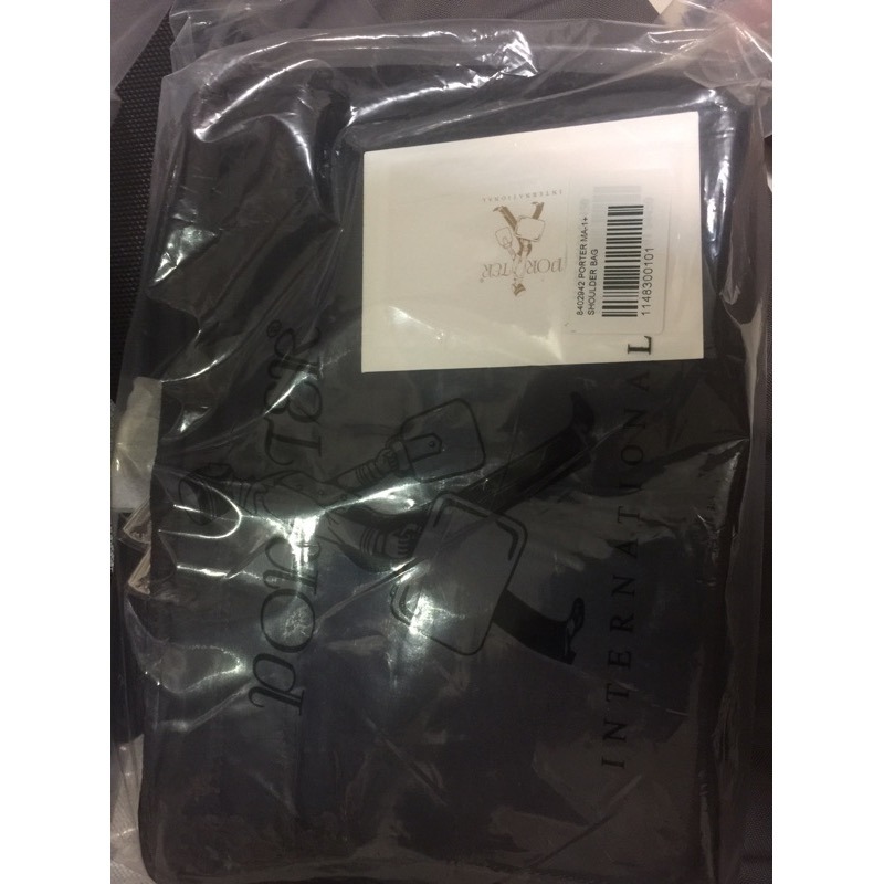 [正品機上免稅 現貨] PORTER INTERNATIONAL NEW HEAT 斜肩包 - 深藍色-細節圖3