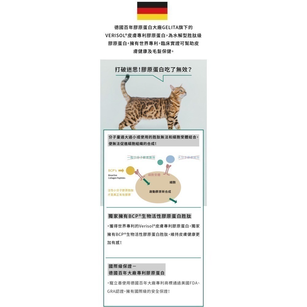 ★★現貨★★【寵立善】寵物天然保健食品/皮膚毛髮保健 敏弱肌必備 日本專利Oricera神經醯胺 自然食-細節圖11