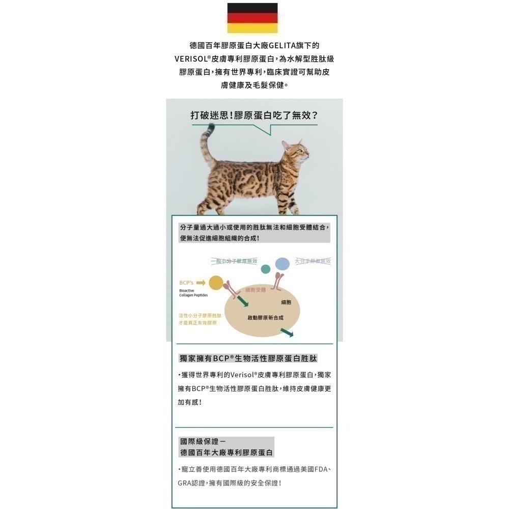 ★★預購★★【寵立善】寵物天然保健食品/皮膚毛髮保健 敏弱肌必備 日本專利Oricera神經醯胺 自然食-細節圖11