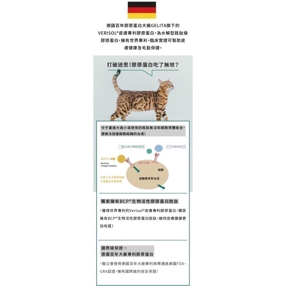 ★★現貨★★【寵立善】寵物天然保健食品/皮膚毛髮保健 敏弱肌必備 日本專利Oricera神經醯胺 自然食-細節圖11