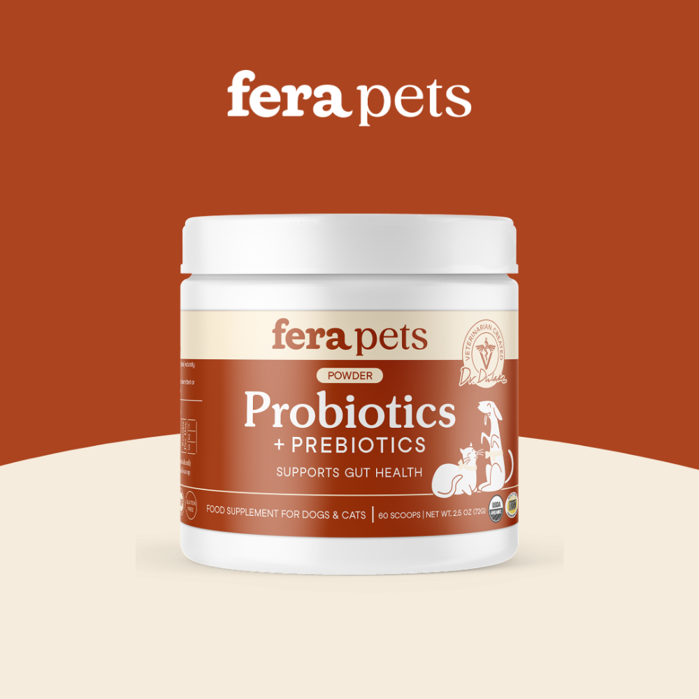 ★現貨免運【飛樂沛】美國 Fera Pets USDA Organic 有機益生菌＋益生元 消化 腸道免疫 犬貓用-規格圖11