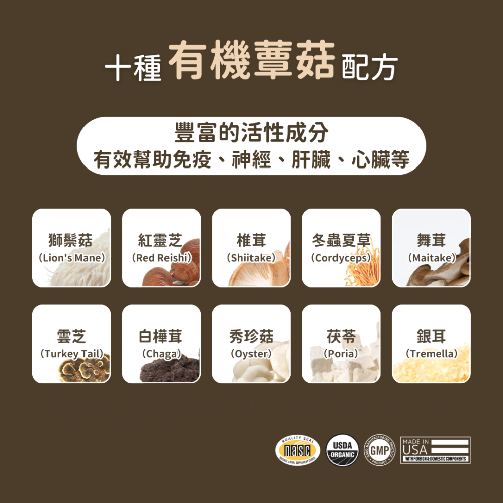 ★現貨免運【飛樂沛】美國 Fera Pets USDA Organic 有機十全蕈菇 菇菇粉 營養補充 犬貓用-細節圖3