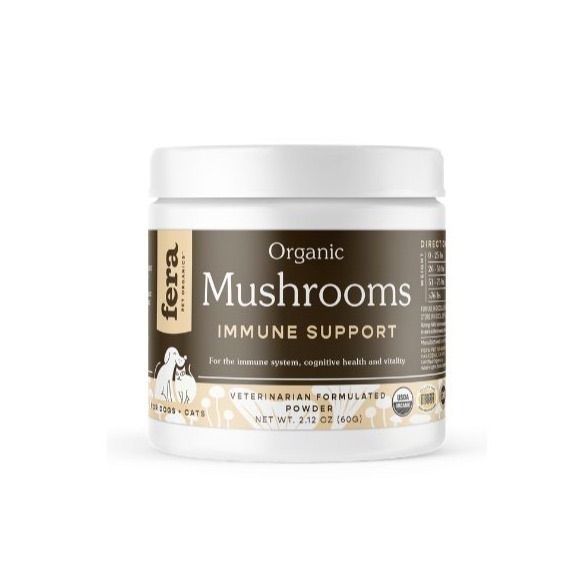 ★現貨免運【飛樂沛】美國 Fera Pets USDA Organic 有機十全蕈菇 菇菇粉 營養補充 犬貓用-規格圖1