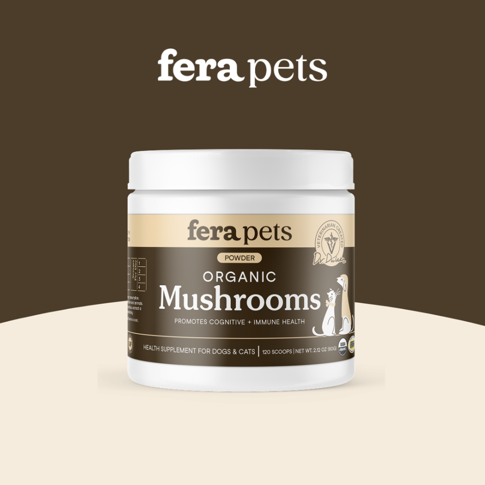 ★現貨免運【飛樂沛】美國 Fera Pets USDA Organic 有機十全蕈菇 菇菇粉 營養補充 犬貓用-規格圖11