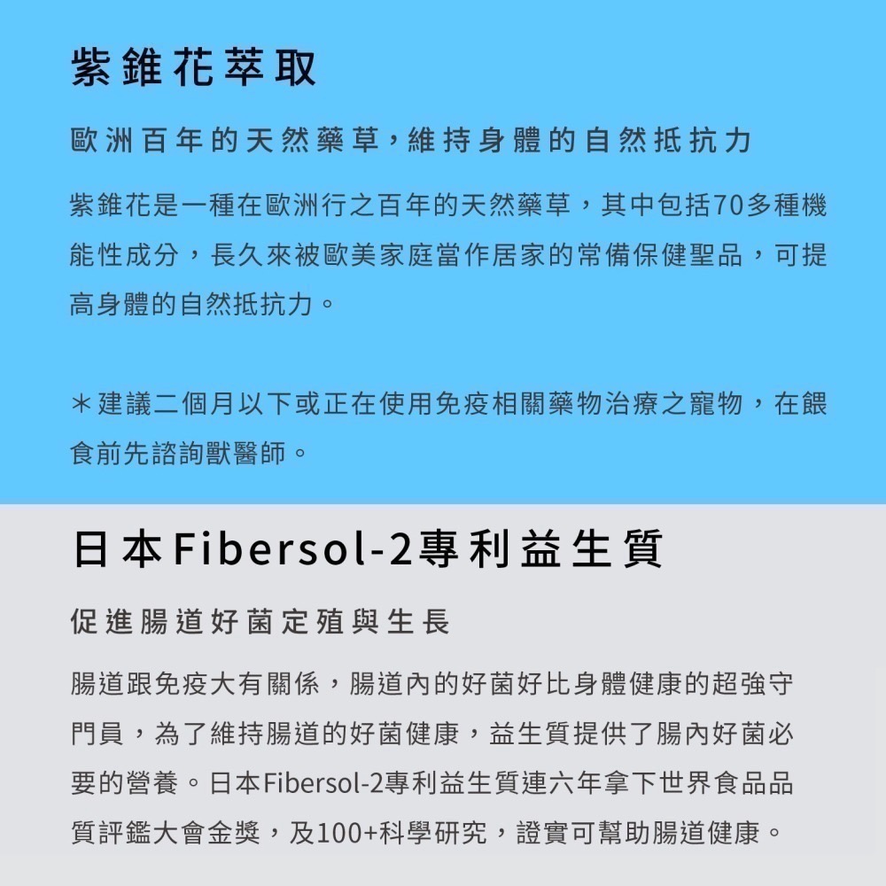 ★免運【寵立善】寵物天然保健食品/犬貓免疫機能保健粉 β-葡聚糖 黑酵母 後生元 犬貓免疫力強化 貓感冒 自然食-細節圖9
