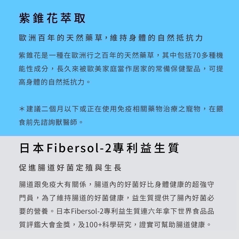 ★免運【寵立善】寵物天然保健食品/犬貓免疫機能保健粉 β-葡聚糖 黑酵母 後生元 犬貓免疫力強化 貓感冒 自然食-細節圖9