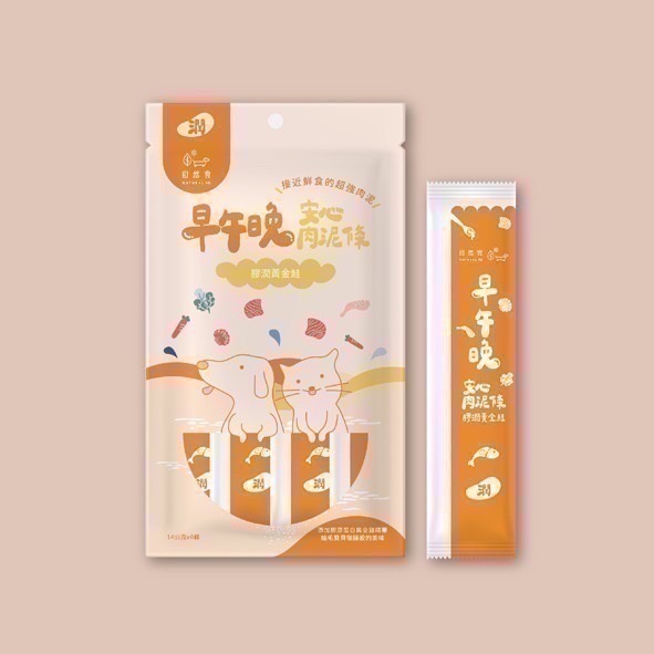 ★現貨【自然食】Natural10 早午晚安心肉泥條 犬貓零食 開封即食 膠原蛋白 助化毛 膳食纖維 寵物肉泥 寵立善-規格圖11