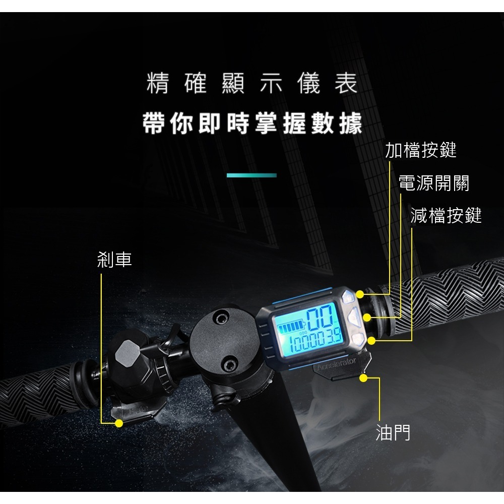 【非常G車】AX5 LED智能摺疊5.5吋電動滑板車-細節圖3