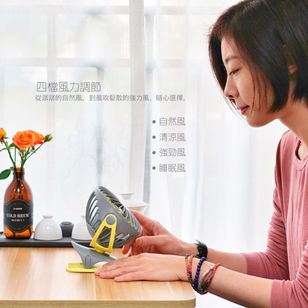 [Funlab] USB二合一犬語強力涼風扇-細節圖2