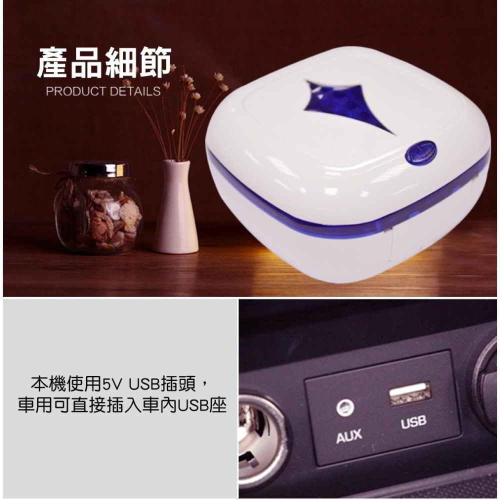 路易視 汽車室內負離子芬多精空氣淨化器-細節圖8