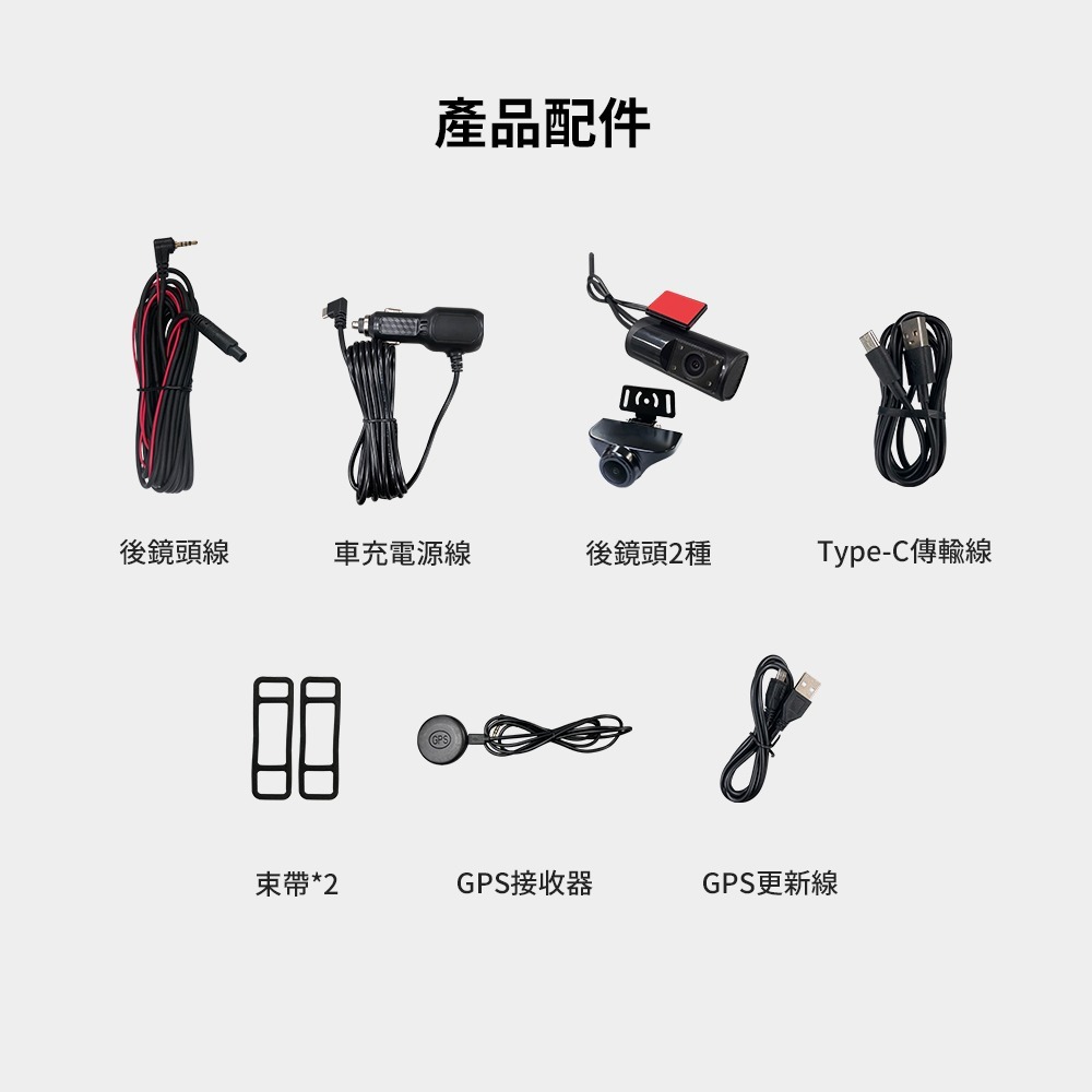 【路易視】HX3 12吋 2K GPS測速 三鏡頭 電子後視鏡 行車記錄器 (前後雙錄+車內錄影) 另有15米後鏡頭線-細節圖10