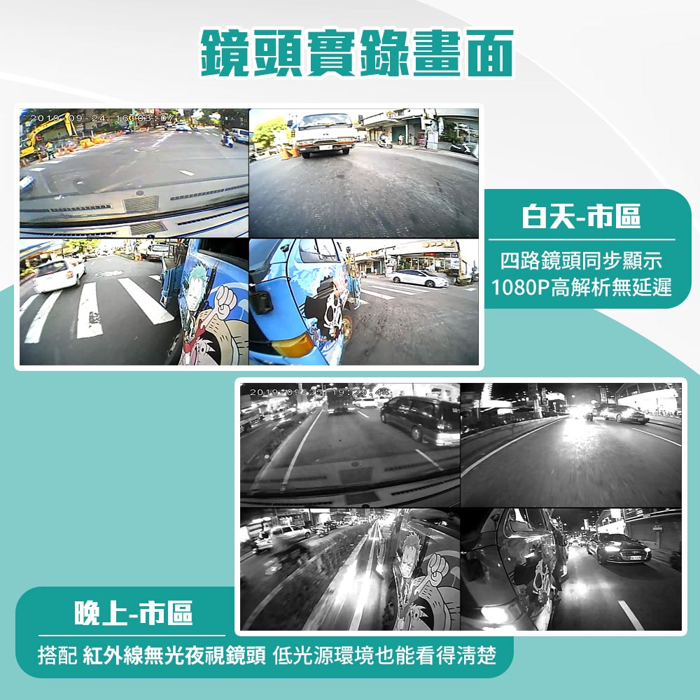 【任e行】BX2 10吋一體機 四路行車視野輔助系統 行車紀錄器 大貨車 客運專用-細節圖3