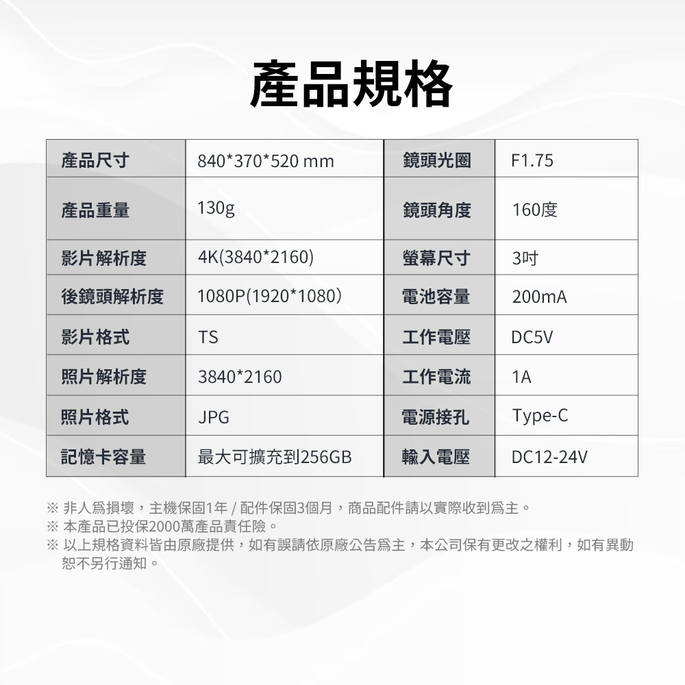 【任e行】RX9 4K GPS 單機型 單鏡頭 行車記錄器-細節圖11