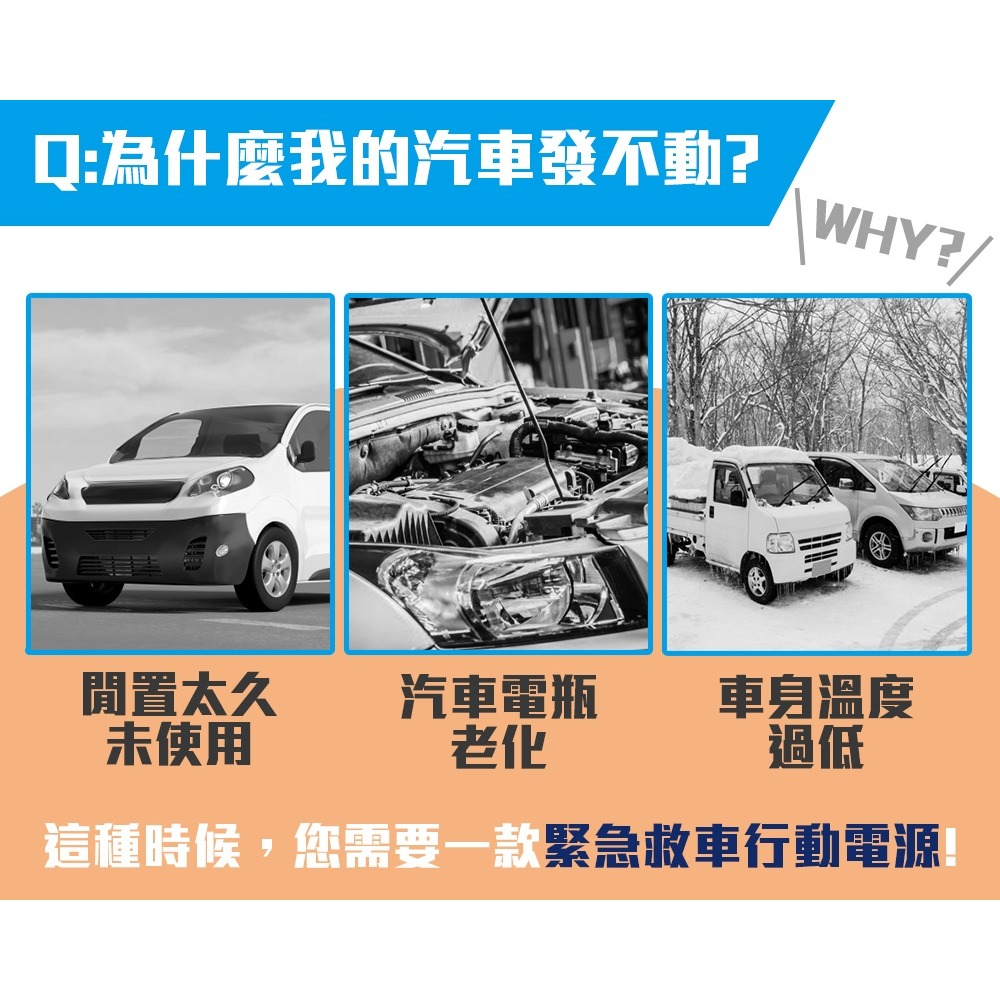 【任e行】PT-118 10000mAh 汽車 緊急啟動電源 行動電源-細節圖3