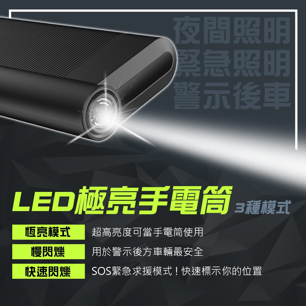 【任e行】PT-118 10000mAh 汽車 緊急啟動電源 行動電源-細節圖6