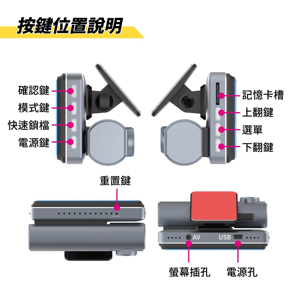 【路易視】QX1 4K WIFI 單機型 單鏡頭 行車記錄器-細節圖9