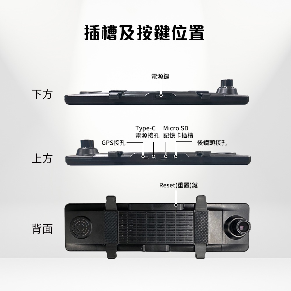 【路易視】CX6 1080P FHD 四鏡頭 電子後視鏡 GPS測速 行車記錄器 15米後鏡頭線-細節圖10