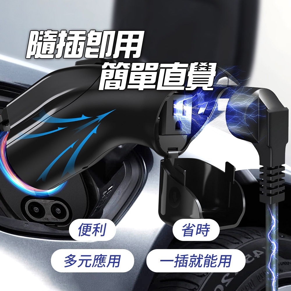 【綠行家】LE2 美規J1772 電動車取電器(V2L)放電器 車外供電轉接器 AC110V 1760W 露營 擺攤-細節圖3