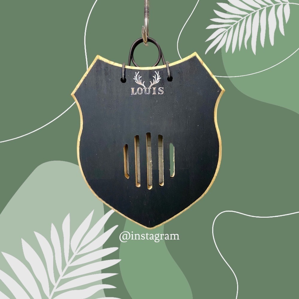 【鹿藝仕】小盾牌木蠟板 鹿角蕨 玉女 細菌上板 木植板 植栽板 指接板 圓邊處理 透氣孔-細節圖3