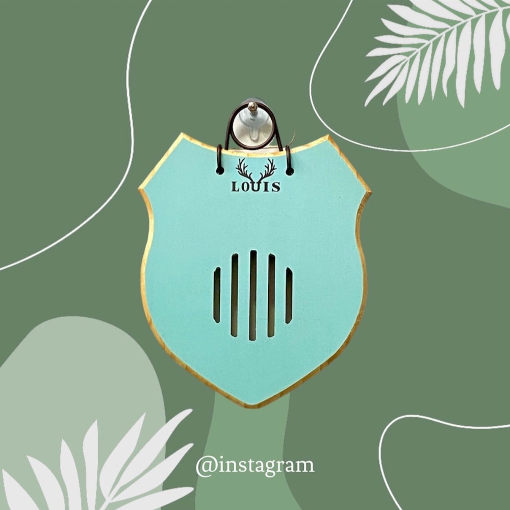 【鹿藝仕】小盾牌木蠟板 鹿角蕨 玉女 細菌上板 木植板 植栽板 指接板 圓邊處理 透氣孔-規格圖7