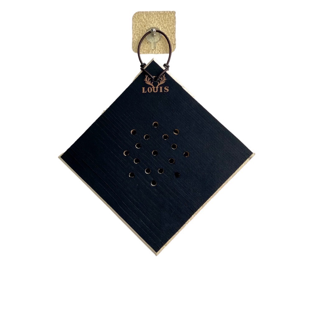 《鹿藝仕》方型蜂蠟木植板 側芽 侏儒類鹿角蕨上板 文青小品上板板材  圓邊處理+透氣孔-細節圖9