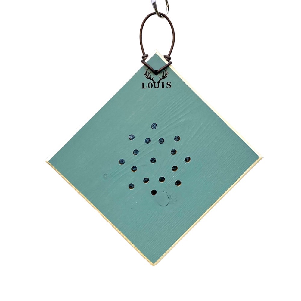 《鹿藝仕》方型蜂蠟木植板 側芽 侏儒類鹿角蕨上板 文青小品上板板材  圓邊處理+透氣孔-規格圖10