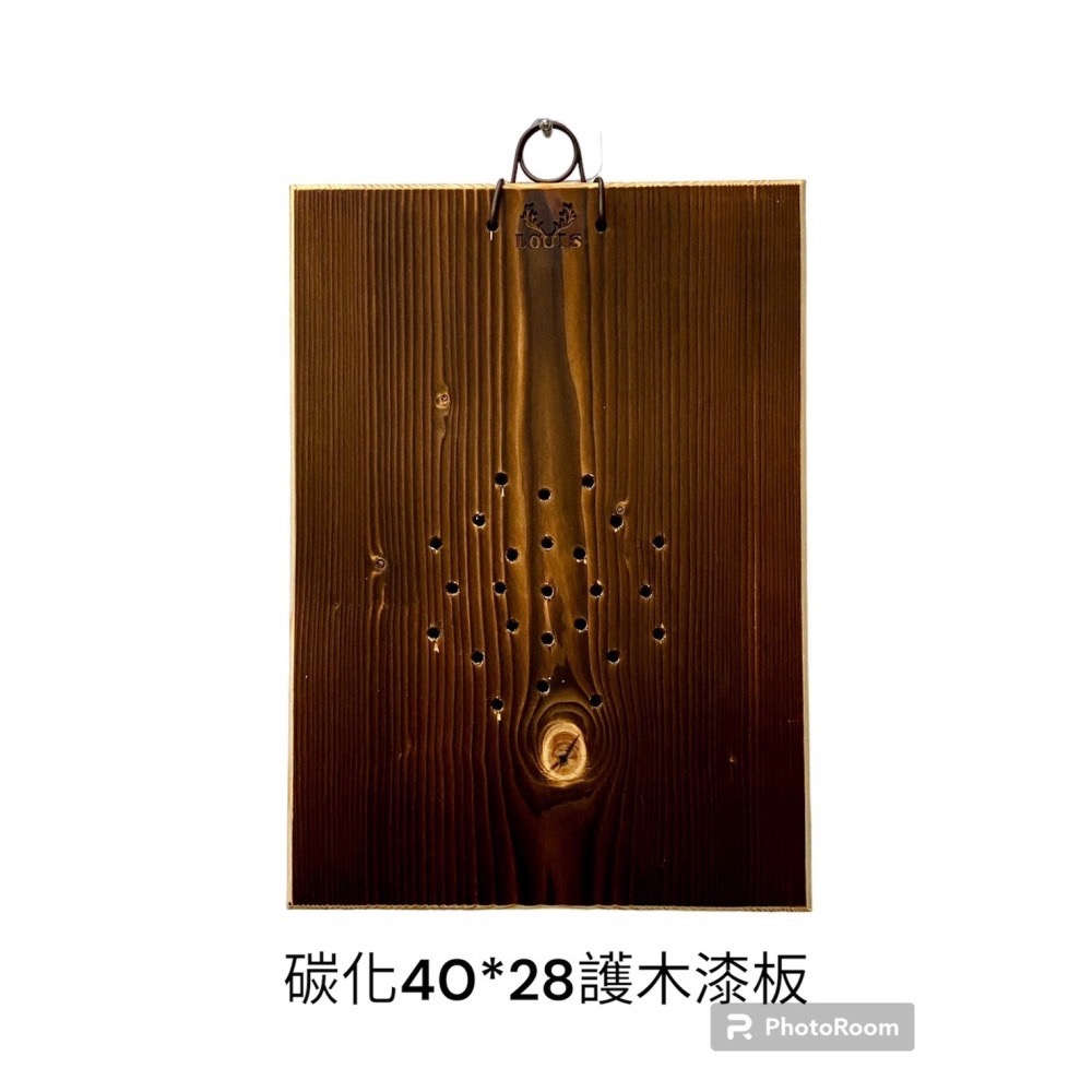 【鹿藝仕】  木蠟碳化板 鹿角蕨 侏儒 成株可用 上板 木植板 植栽板 原木板 蜂蠟塗層 圓邊處理 透氣孔-細節圖3